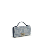 Fendi Blue Cotton Wallet
