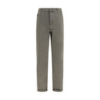 Brunello Cucinelli Bicolor Cotton Jeans Denim