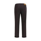 Brunello Cucinelli Brown Cotton Cropped Jeans