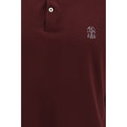 Brunello Cucinelli Bordeaux Cotton Shirt