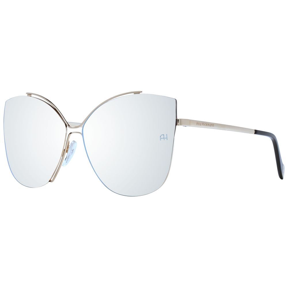 Ana Hickmann Gold Acetate Sunglasses