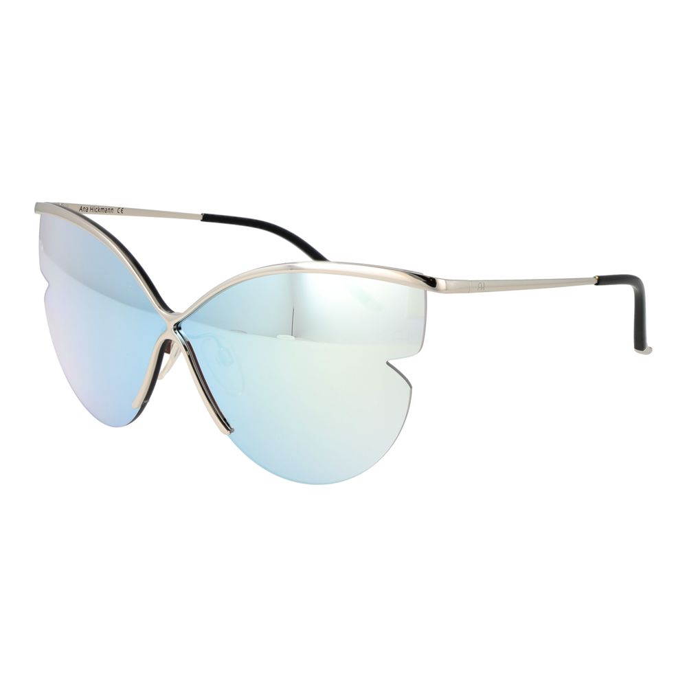 Ana Hickmann Gray Metal Sunglasses