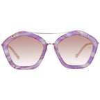 Ana Hickmann Purple Metal Sunglasses