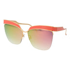 Ana Hickmann Gold Acetate Sunglasses