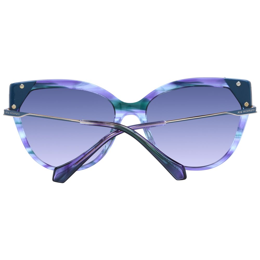 Ana Hickmann Purple Acetate Sunglasses