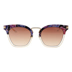 Ana Hickmann Gold Metal Sunglasses