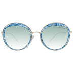 Ana Hickmann Blue Metal Sunglasses