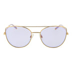 Ana Hickmann Gold Metal Sunglasses