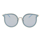 Ana Hickmann Blue Metal Sunglasses