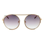 Ana Hickmann Gold Metal Sunglasses