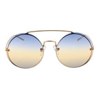 Ana Hickmann Gold Metal Sunglasses