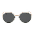 Ana Hickmann White Metal Sunglasses