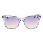 Ana Hickmann Purple Acetate Sunglasses
