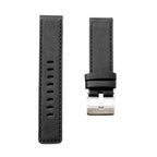 TAYROC Black Leather Dress Watch
