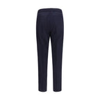 Brunello Cucinelli Blue Wool Oves Aries Casual Pants