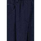 Brunello Cucinelli Blue Wool Oves Aries Pants