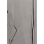 Brunello Cucinelli Gray Polyester Shell Jacket