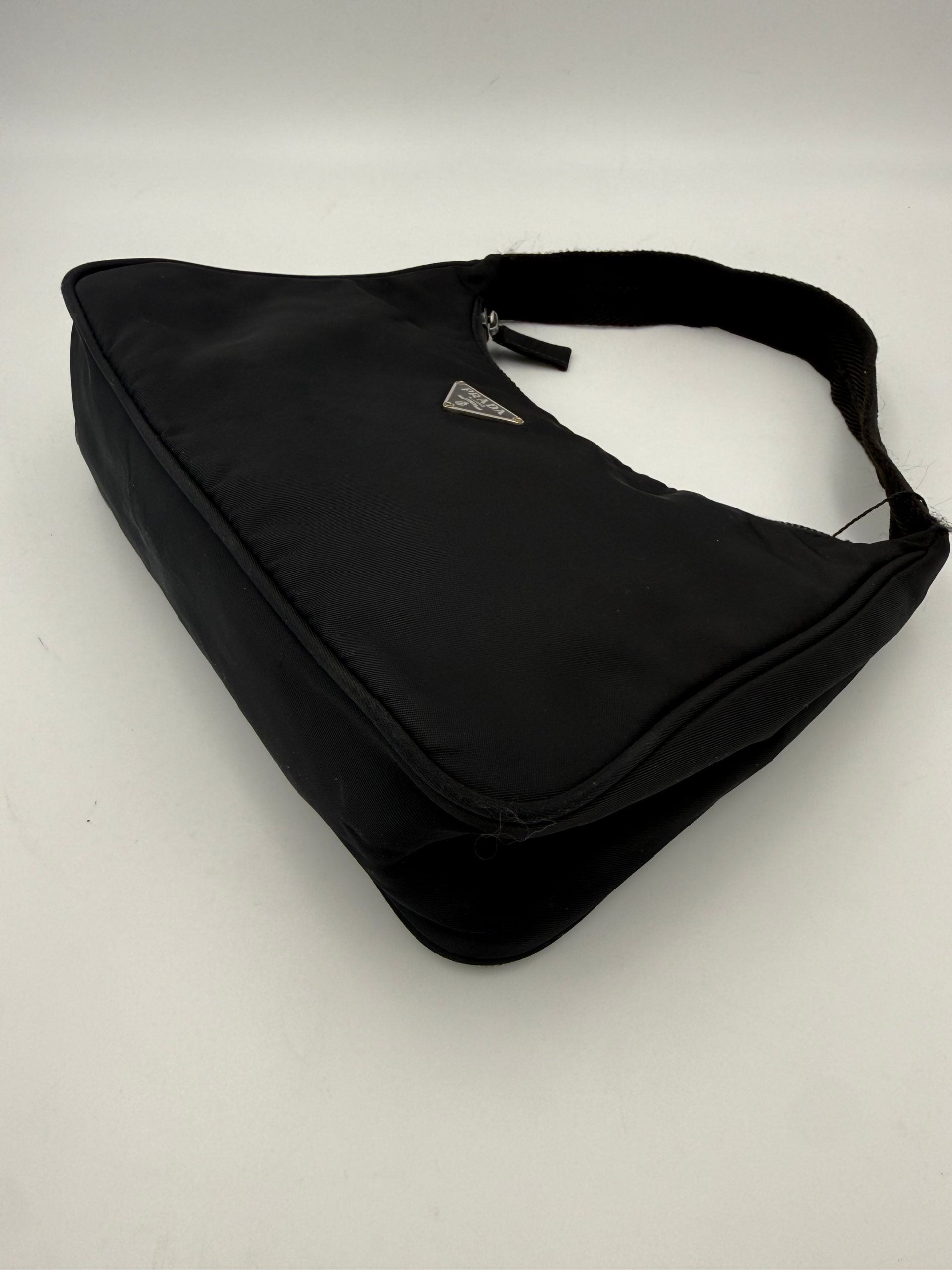 Prada Bicolor Nylon Handbag
