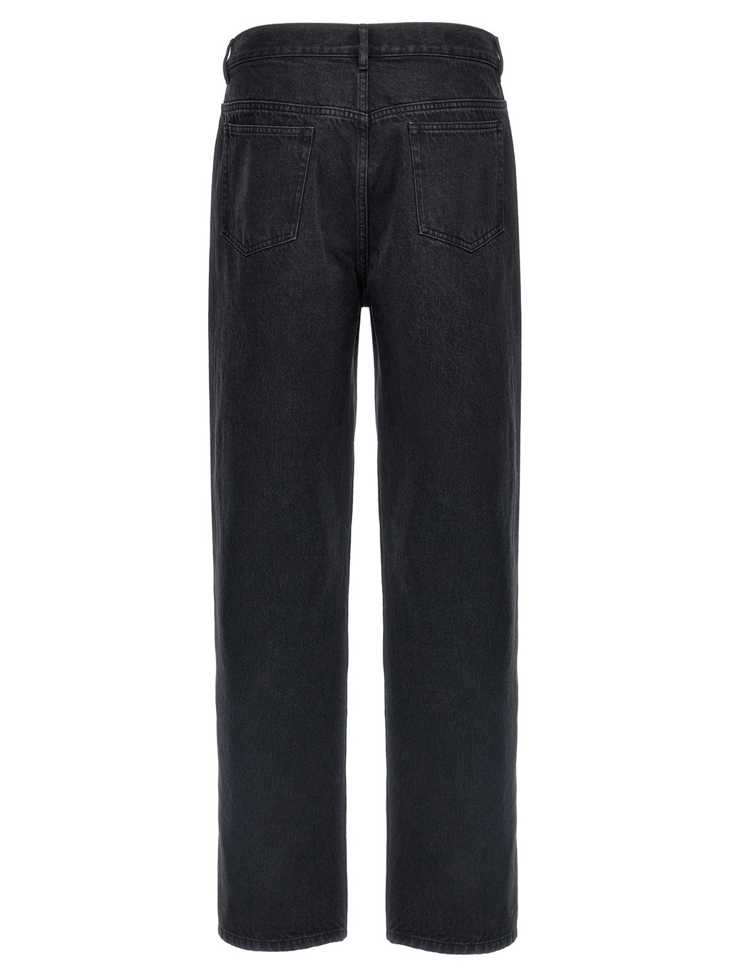 A.P.C. Black Cotton Straight-Leg Jeans