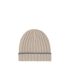 Brunello Cucinelli Brown Cashmere Beanie