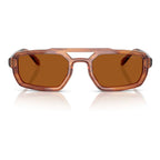 Emporio Armani Brown Acetate Sunglasses