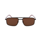 Lacoste Brown Metal Sunglasses