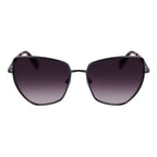 Liu Jo Gray Metal Sunglasses