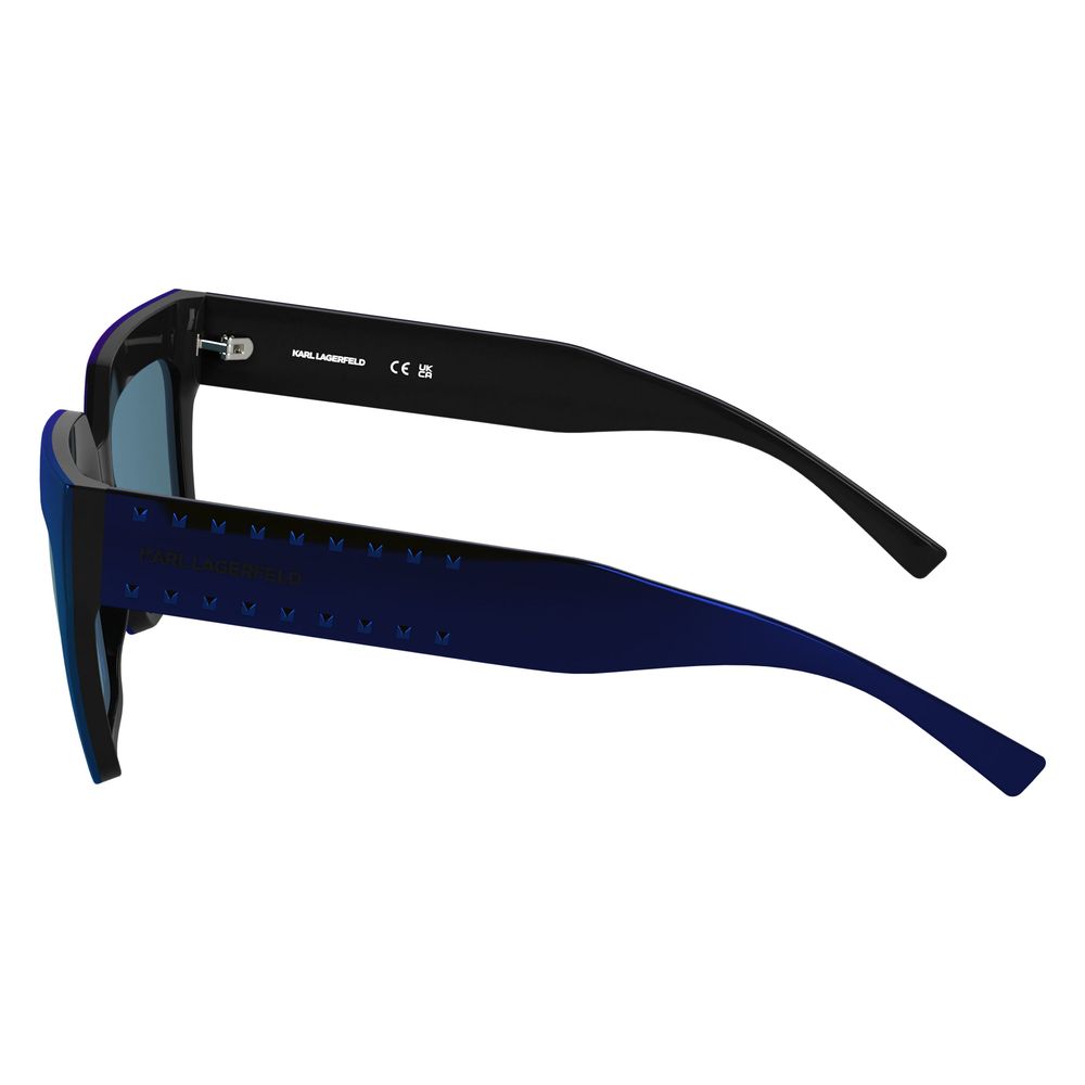 Karl Lagerfeld Blue Injected Sunglasses