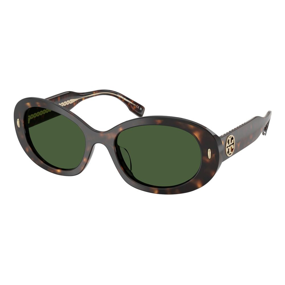 Tory Burch Brown Acetate Sunglasses