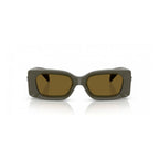 Versace Gray Acetate Sunglasses