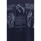 Brunello Cucinelli Blue Cotton T-Shirt