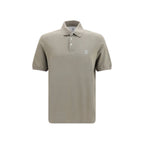 Brunello Cucinelli Bicolor Cotton Polo Shirt