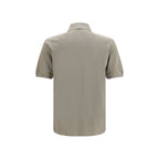 Brunello Cucinelli Bicolor Cotton Polo Shirt