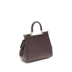 Dolce & Gabbana Brown Calf Leather Bos Taurus Handbag