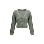 Brunello Cucinelli Bicolor Cotton Cardigan