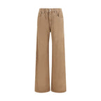 Brunello Cucinelli Beige Cotton Jeans Denim