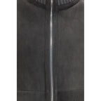 Brunello Cucinelli Gray Wool Oves Aries Full-Length Jacket