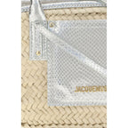 Jacquemus Beige Raffia Handbag