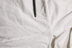 PINKO Off White Silk Sheer Round Neck Short Sleeves Blouse Top