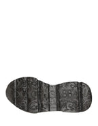 Dolce & Gabbana White Silver Daymaster Low Top Men Sneakers Shoes