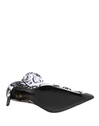 Dolce & Gabbana White Graffiti Stretch Ankle Boots Shoes