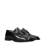 Maison Margiela Black Leather Slip-On Loafers