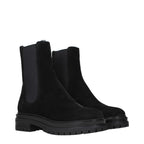 Gianvito Rossi Black Leather Ankle Boots
