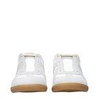 Maison Margiela White Leather Low Top Sneakers