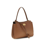 Balenciaga Brown Calf Leather Bos Taurus Shoulder Bag