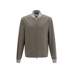 Brunello Cucinelli Bicolor Cashmere Bomber