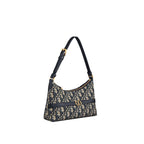 Dior Blue Cotton Shoulder Bag