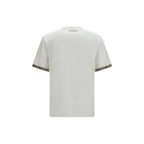 Burberry White Cotton T-Shirt