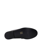 Celine Black Leather Slip-On Loafers