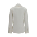Khaite White Cotton Dress Shirt